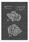 Harley Motorcycle Engine Head Patent 1985 - Patent Print,Motorcycle Decor,  Harley Davidson Patent, Harley Engine Blueprint,  Wall Decor