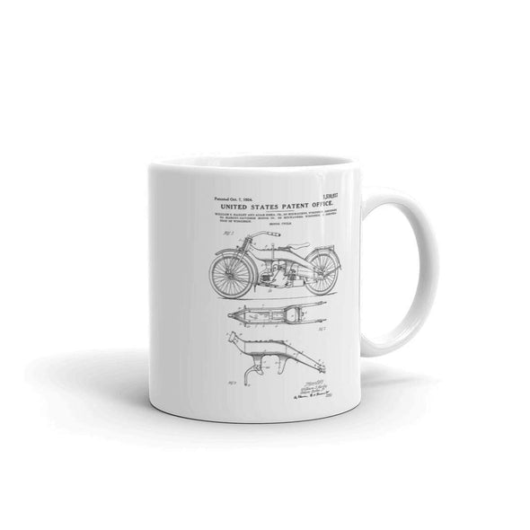 Harley Motorcycle Patent Mug - Patent Mug, Harley Patent, Biker Gift, Motorcycle Mug, Harley Davidson Mug, Harley Bike Mug