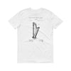 Harp Patent T-Shirt - Patent Shirt, Musician Shirt, Music Art, Harp T Shirt, Musician Gift, Vintage Music T-Shirt, Music T-Shirt