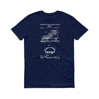 Ice Hockey Shoe Patent T-Shirt - Patent t-shirt, old patent t-shirt, Hockey t-shirt, Hockey Patent, Hockey Gift, Hockey Patent, Ice Blades