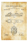 Icebreaker Patent - Patent Print, Vintage Nautical, Naval Art, Sailor Gift, Sailing Decor, Nautical Decor, Ship Decor, Boating Decor Art Prints mypatentprints 