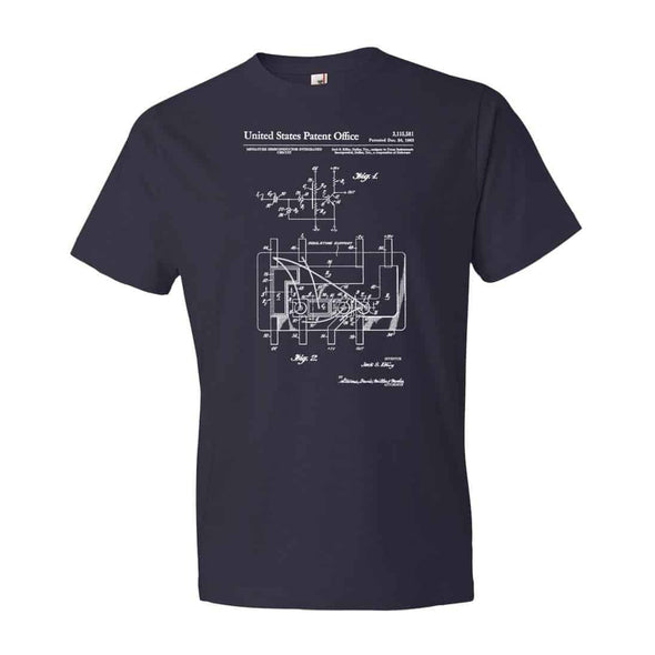 Integrated Circuit Patent T-Shirt - Patent t-shirt, Old Patent t-shirt, Integrated Circuit t-shirt, Vintage Computer, Geek Gift