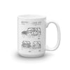 Jeep Wrangler Patent Mug - Patent Mug, Old Patent Mug, Classic Car Mug, Antique Car Mug, Car Gift, Jeep Mug, Jeep Patent Mug mypatentprints 
