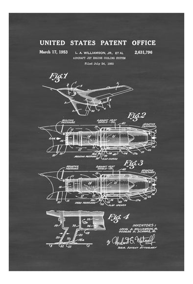 Jet Engine Patent - Vintage Airplane, Airplane Blueprint, Airplane Art, Pilot Gift,  Aircraft Decor, Airplane Poster, Jet Patent