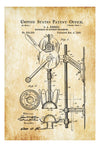 Kitchen Mixer Patent Print - Kitchen Decor, Restaurant Decor, Bar Decor, Patent Print, Wall Decor, Mixer Patent, Food Mixer