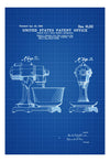 KitchenAid Food Mixer Patent - Kitchen Decor, Restaurant Decor, Bar Decor, Patent Print, Wall Decor, Mixer Patent, Food Mixer
