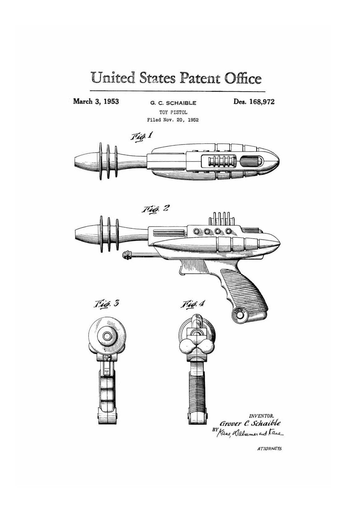 Laser Gun Toy Patent 1953 - Patent Print, Retro Toys, Vintage Toys, Ou – mypatentprints laser-gun-toy-patent-1953-patent-print-retro-toys-vintage-toys-ou-mypatentprints