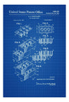 Lego Brick Patent - Patent Print, Wall Decor, Lego Building Block, Lego Poster Art Prints mypatentprints 
