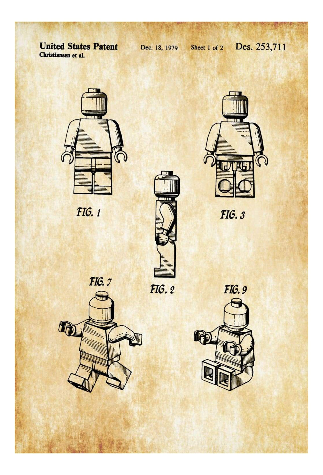 Lego Toy Figure Mug, Lego Patent Mug, 11oz Mug – The Patent Planet