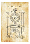 Lemania Stop Watch Patent 1889 - Patent Print, Watch Art, Stopwatch, Clock Patent, Pocket Watch, Swimmer Gift, Coach Gift, Gift for Runner