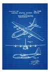 Lockheed C-130 Hercules Airplane Patent - Vintage Airplane, Airplane Blueprint, Airplane Art, Pilot Gift, Aircraft Decor, Airplane Poster, Art Prints mypatentprints 10X15 Parchment 
