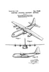 Lockheed C-130 Hercules Airplane Patent - Vintage Airplane, Airplane Blueprint, Airplane Art, Pilot Gift, Aircraft Decor, Airplane Poster, Art Prints mypatentprints 
