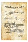 M1 Garand Rifle Patent 1932 - Patent Print, Wall Decor, Gun Art, Firearm Art, M1 Rifle, Military Art, Garand Patent