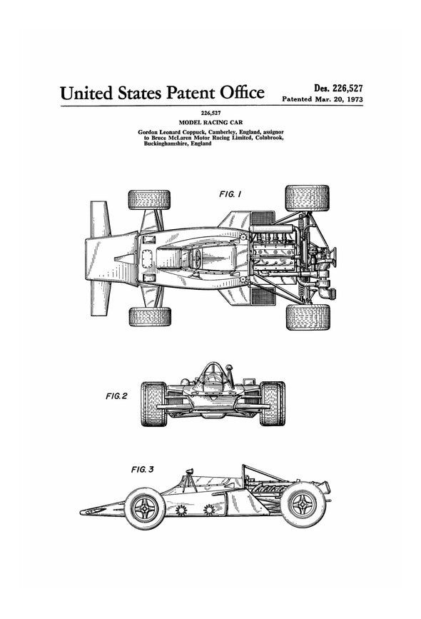 M16 Indycar Patent - Patent Print, Wall Decor, Automobile Decor, Automobile Art, Racing Car, Indycar Patent, Formula One, Racing Car Patent Art Prints mypatentprints 