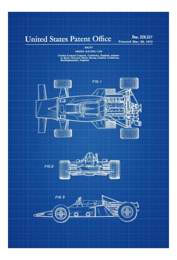 M16 Indycar Patent - Patent Print, Wall Decor, Automobile Decor, Automobile Art, Racing Car, Indycar Patent, Formula One, Racing Car Patent Art Prints mypatentprints 