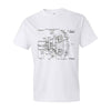 Mercury Spacecraft Blueprint T Shirt - Patent Shirt, Space T-Shirt, Mercury Shirt, Spacecraft tshirt, Astronaut shirt, Rocket tshirt Shirts mypatentprints 3XL Black 