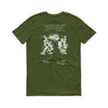 Microscope Patent T-Shirt 1895 - Patent Shirt, Old Patent T-shirt, Microscope T-Shirt, Vintage Microscope, Old Microscope, Science T-Shirt Shirts mypatentprints 