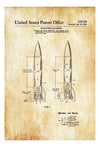 Missile Patent - Space Art, Space Poster, Space Program, Blueprint, Pilot Gift, Aircraft Decor, Rockets, Missiles, Space Exploration