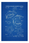 Mortar Board Cap Patent 1933 - Patent Print, School Principal Gift, Teacher Gift, Classroom Decor, School Decor, Graduation Cap Poster Art Prints mypatentprints 