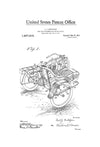 Motorcycle Sidecar Patent 1918 - Patent Print, Wall Decor, Motorcycle Decor, Vintage Motorcycle, Motorcycle Art