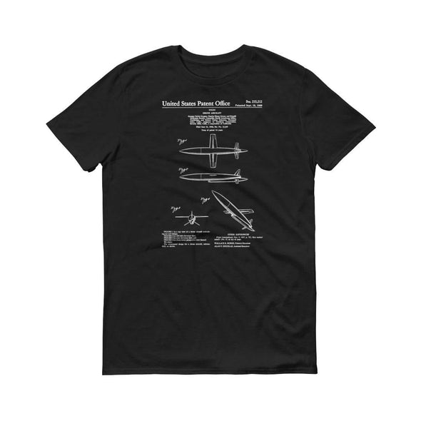 Northrop Drone Aircraft Patent T-Shirt - Pilot Gift, Airplane Shirt, Aviation Shirt, Airplane Shirt, Military Patent, Drone Patent Shirt Shirts mypatentprints 