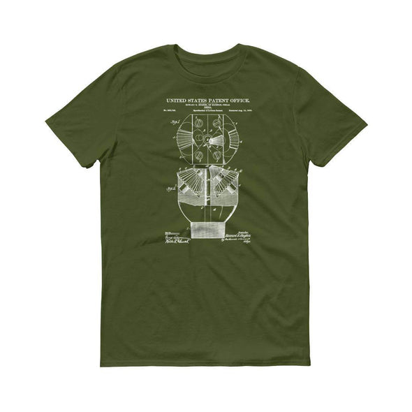 Oil Drill Bit Patent T-Shirt 1911 - Patent Shirt, Vintage Equipment, Old patent T-Shirt, Oil Drill T-Shirt, Oil Rig, Hughes Patent, Oil Rig Shirts mypatentprints 