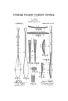Paddle and Oar Patent 1918 - Vintage Boat, Boat Decor. Boat Paddle, Naval Art, Sailor Gift, Nautical Decor, Paddle Patent, Oar Patent, Oars Art Prints mypatentprints 