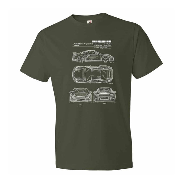 Porsche 911 Patent T-Shirt - Patent T-Shirt, Porsche Shirt,  Porsche 911, Car tshirt, Sports Car, Porsche Patent