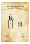 Prescription Bottle Patent - Patent Print, Vintage Bottle, Bottle Collectibles, Pharmacy Décor, Doctor Office Décor, Rx Décor, Pharmacist Art Prints mypatentprints 