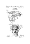 Protective Mask Patent - Patent Print, Wall Decor, Baseball Art, Baseball Patent, Baseball Gift, Catcher Mask, Umpire Mask, Protective Mask