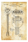 Rickenbacker Frying Pan Lap Steel Guitar Patent - Patent Print, Wall Decor, Music Poster, Musical Instrument Patent, Guitar Patent