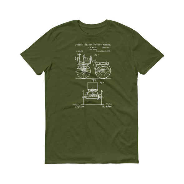Road Engine Patent T-Shirt - Patent t-shirt, Old Patent t-shirt, Classic Car shirt, Antique Car Shirt, Car Gift