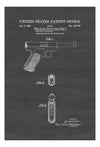 Ruger MK 1 Pistol Patent - Patent Print, Wall Decor, Gun Art, Firearm Art, Ruger Patent, Pistol Patent, Ruger MK 1 Patent, Ruger Pistol Art Prints mypatentprints 10X15 Parchment 
