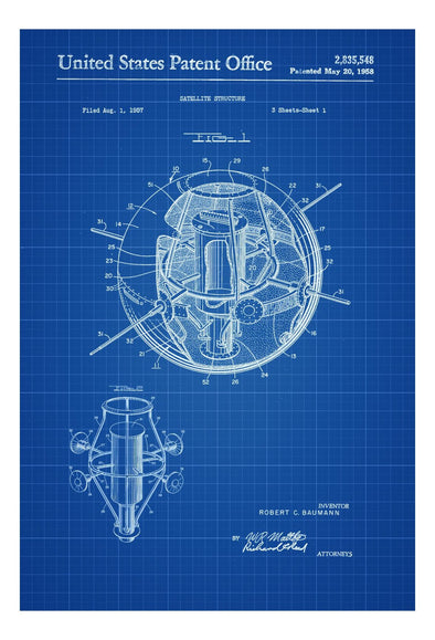 Satellite Patent - Space Art, Aviation Art, Blueprint, Pilot Gift, Aircraft Decor, Space Poster, Space Program, Rockets, Diagrams mws_apo_generated mypatentprints Chalkboard #MWS Options 1100064089 