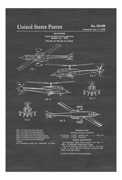 Seibel Military Helicopter Patent - Helicopter Blueprint, Helicopter Poster, Vintage Helicopter, Aviation Art, Pilot Gift, Aircraft Decor mws_apo_generated mypatentprints Parchment #MWS Options 3763644928 