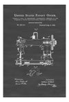 Sewing Machine Patent - Sewing Room Decor, Craft Room Decor, Tailor Decor, Vintage Sewing Machine, Sewing Machine Blueprint