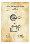 Shaving Mug and Brush Patent - Patent Print, Bathroom Decor, Bathroom Art, Bathroom Poster, Bathroom Sign, Shaving Decor, Barber Shop Decor Mug mypatentprints 
