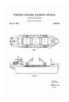 Ship With Loading Gear Patent - Patent Print, Vintage Nautical, Naval, Sailor Gift, Sailing Decor, Nautical Decor, Ship Decor, Boating Decor Art Prints mypatentprints 