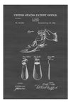Shoe Horn Patent 1892 - Vintage Shoe Horn, Room Wall Decor, Vanity Decor, Clothing Store Art, Closet Decor, Shoe Tongue Patent, Shoehorn Art Prints mypatentprints 10X15 Parchment 