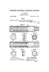 Silencer for Firearms Patent 1912 - Patent Print, Wall Decor, Gun Art, Firearm Art, Silencer Patent, Weapon Patent, Gun Patent. Gun Silencer Art Prints mypatentprints 