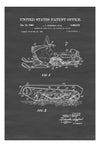 Snowmobile Patent 1969 - Patent Print, Wall Decor, Ski Lodge Decor, Mountain Home Decor, Winter Art, Snow Mobile