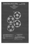 Soccer Ball Patent - Patent Print, Wall Decor, Soccer Art, Sports Art, Soccer Fan Gift