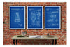 Space Exploration Patent Collection of 3 Patent Prints - Space Program Posters, Spaceship Blueprint, Space Program, Spacecraft Diagrams Art Prints mypatentprints 