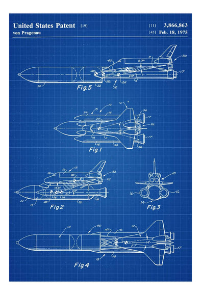 Space Shuttle Patent - Space Art, Aviation Art, Blueprint, Pilot Gift, Aircraft Decor, Space Poster, Space Program, Diagram, Shuttle mws_apo_generated mypatentprints Chalkboard #MWS Options 3154945422 