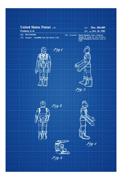 Star Wars Bossk Bounty Hunter Patent Poster - Patent Print, Wall Decor, Bounty Hunter, Star Wars Art, Star Wars Gift, Bossk mws_apo_generated mypatentprints Parchment #MWS Options 3598492974 