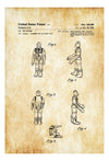 Star Wars Bossk Bounty Hunter Patent Poster - Patent Print, Wall Decor, Bounty Hunter, Star Wars Art, Star Wars Gift, Bossk