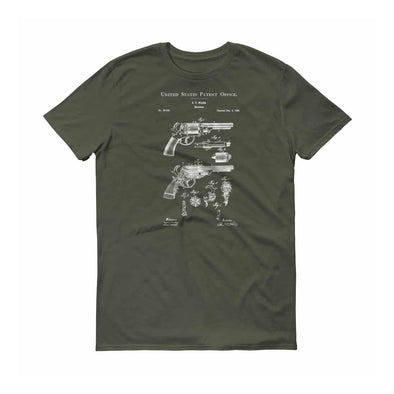 Starr Revolver Patent T-Shirt 1860  - Patent Shirt, Old Patent T-shirt, Gun t-shirt, Firearm t-shirt, Revolver t-shirt, Weapon T-Shirt