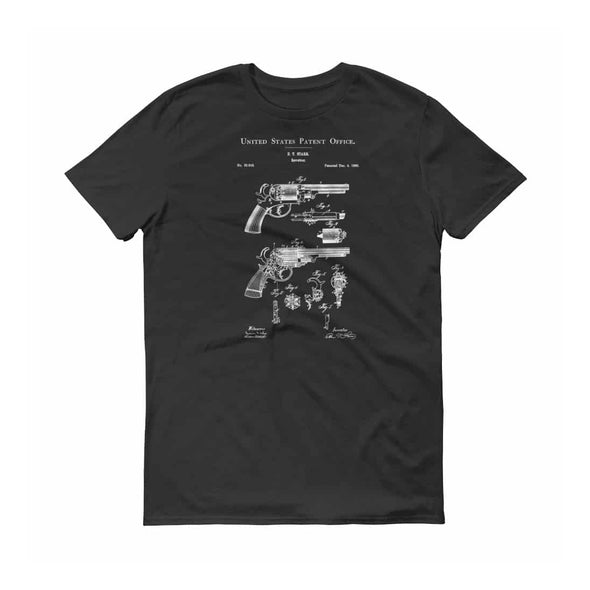 Starr Revolver Patent T-Shirt 1860  - Patent Shirt, Old Patent T-shirt, Gun t-shirt, Firearm t-shirt, Revolver t-shirt, Weapon T-Shirt