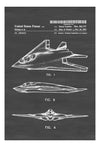 Stealth Aircraft Patent - Airplane Blueprint, Aviation Art, Airplane Art, Pilot Gift, Aircraft Decor, Airplane Poster, Northrop, Air Force Art Prints mypatentprints 