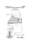Steam Iron Patent - Laundry Room Decor, Vintage Iron, Steam Iron Blueprint, Electric Iron Patent, Ironing, Fashion Decor